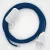  Lamp cable, RM12 blue rayon 1.80 m. Choose the color of the switch and plug.