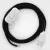  Lamp cable, RM04 black rayon 1.80 m. Choose the color of the switch and plug.