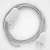 Lamp cable, RM02 silver rayon 1.80 m. Choose the color of the switch and plug.