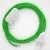 Lamp cable, RM18 lime green rayon 1.80 m. Choose the color of the switch and plug.