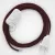  Lamp cable, RM19 burgundy rayon 1.80 m. Choose the color of the switch and plug.