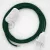  Lamp cable, RM21 dark green rayon 1.80 m. Choose the color of the switch and plug.