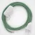  Lamp cable, RZ06 green zigzag rayon 1.80 m. Choose the color of the switch and plug.