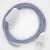 Lamp cable, RZ07 purple zigzag synthetic silk 1.80 m. Choose the color of the switch and plug.