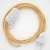  Lamp cable, RZ10 yellow zigzag rayon 1.80 m. Choose the color of the switch and plug.