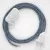  Lamp cable, RZ12 blue zigzag rayon 1.80 m. Choose the color of the switch and plug.