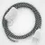  Lamp cable, RP04 white-black two-tone rayon 1.80 m. Choose the color of the switch and plug.