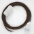  Lamp cable, RL13 sparkling brown rayon 1.80 m. Choose the color of the switch and plug.