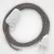  Lamp cable, RD64 anthracite diamond cotton and natural linen 1.80 m. Choose the color of the switch and plug.