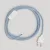 Cabling for lamp, blue Steward cotton cable, 1.80 m