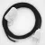  Lamp cable, RL04 sparkling black rayon 1.80 m. Choose the color of the switch and plug.