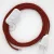  Lamp cable, RL09 sparkling red rayon 1.80 m. Choose the color of the switch and plug.