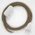  Lamp cable, RS82 brown cotton and natural linen 1.80 m. Choose the color of the switch and plug.