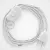  Lamp cable, TC01 white cotton 1.80 m. Choose the color of the switch and plug.