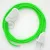  Lamp cable, RF06 neon green rayon 1.80 m. Choose the color of the switch and plug.