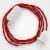  Lamp cable, TM09 red rayon 1.80 m. Choose the color of the switch and plug.