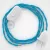  Lamp cable, TM11 turquoise rayon 1.80 m. Choose the color of the switch and plug.