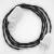  Lamp cable, TM04 black rayon 1.80 m. Choose the color of the switch and plug.