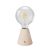 Portable and rechargeable Cabless01 LED lamp with G125 Globe bulb