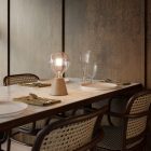 Portable and rechargeable Cabless01 LED lamp with G125 Globe bulb