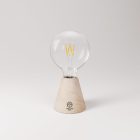 Portable and rechargeable Cabless01 lamp with bulb - customizable (min. 20 pieces)