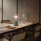 Portable and rechargeable Cabless01 LED lamp with G125 Globe bulb