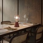 Portable and rechargeable Cabless01 LED lamp with G125 Globe bulb