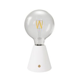   Portable and rechargeable Cabless01 LED lamp with G125 Globe bulb