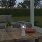 Portable and rechargeable Cabless01 LED lamp with G125 Globe bulb