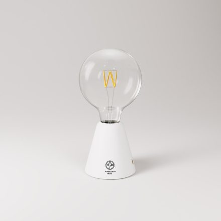 Portable and rechargeable Cabless01 lamp with bulb - customizable (min. 20 pieces)