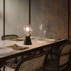 Portable and rechargeable Cabless01 LED lamp with G125 Globe bulb