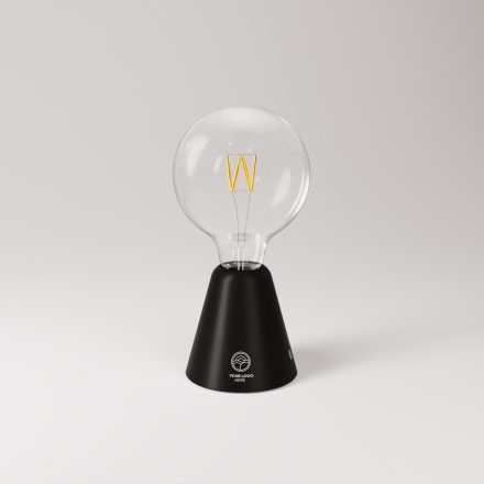 Portable and rechargeable Cabless01 lamp with bulb - customizable (min. 20 pieces)