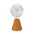 Portable and rechargeable Cabless01 LED lamp with G125 Globe bulb