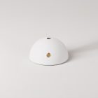 Hemispherical holder set for battery-powered portable lamps