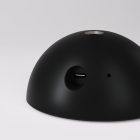 Hemispherical holder set for battery-powered portable lamps