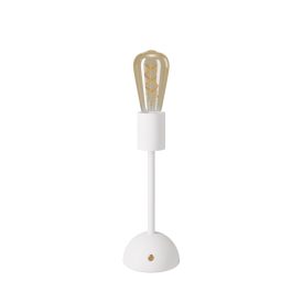   Portable and rechargeable Cabless02 lamp with gold Edison bulb