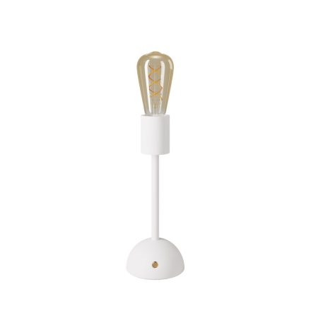 Portable and rechargeable Cabless02 lamp with gold Edison bulb