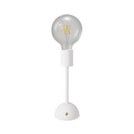   Portable and rechargeable Cabless02 lamp with G125 Globe bulb