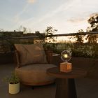 Portable and rechargeable Cabless03 lamp with G125 spherical bulb