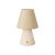 Portable and rechargeable Cabless11 lamp with Drop bulb and lampshade