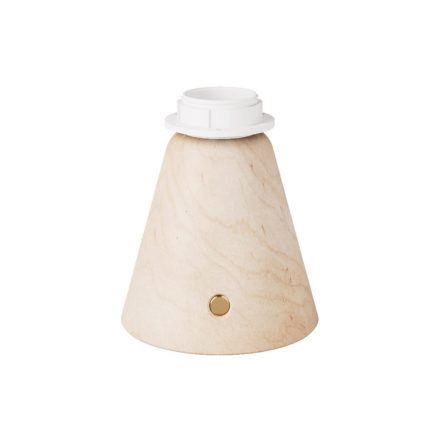 Portable and rechargeable Cabless11 lamp base with lampshade