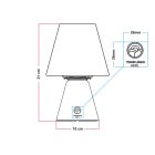 Portable and rechargeable Cabless11 lamp with bulb – customizable (min. 20 pieces)