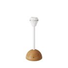 Portable and rechargeable Cabless12 lamp base, compatible with lampshades