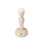 Portable and rechargeable Cabless14 lamp base, compatible with lampshades