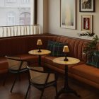 Portable and rechargeable Cabless14 lamp base, compatible with lampshades