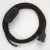 Lamp cable, RN04 brown natural linen 1.80 m. Choose the color of the switch and plug.