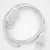  Lamp cable, RM01 white rayon 1.80 m. Choose the color of the switch and plug.