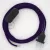  Lamp cable, RM14 purple rayon 1.80 m. Choose the color of the switch and plug.