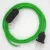 Lamp cable, RM18 lime green rayon 1.80 m. Choose the color of the switch and plug.