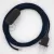  Lamp cable, RM20 dark blue rayon 1.80 m. Choose the color of the switch and plug.
